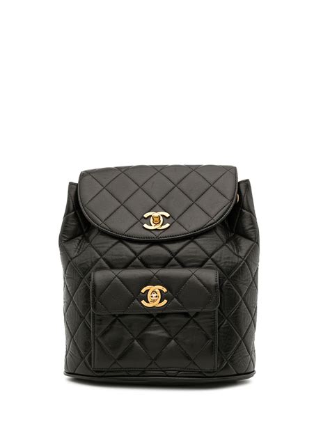 chanel womens backpack|pre owned Chanel backpack.